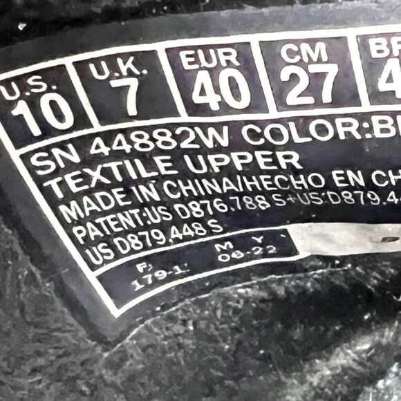 Skechers Cleo Honeycomb Ballerina Flats Womens 10 Black Scalloped Knit Slip-Ons - Picture 6 of 9